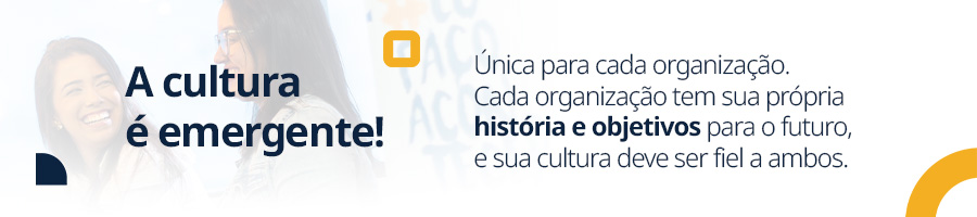 na foto aparecem duas funcionárias da bernhoeft sorrindo e um textinho ao lado delas sobre cultura organizacional. 